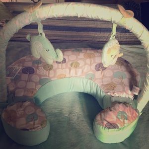 nursing pillow with accessories